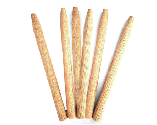 Timber Frame Pegs, Wooden Dowel Pins, Tapered, White Oak, 31/32" x 12" - Image 4