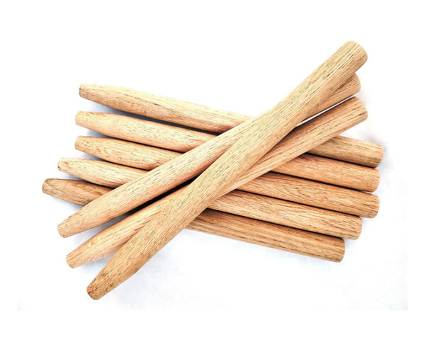 Timber Frame Pegs, Wooden Dowel Pins, Tapered, White Oak, 31/32" x 12" - Image 2